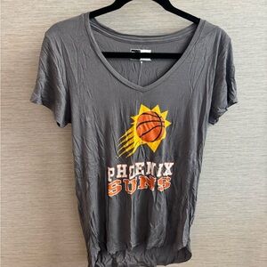 New Era Gray Phoenix Suns Short Sleeve Tee